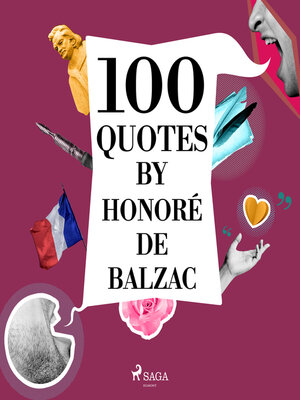 cover image of 100 Quotes by Honoré de Balzac